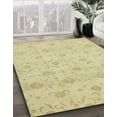 thumbnail image 2 of Ahgly Company Indoor Rectangle Abstract Brown Gold Oriental Area Rugs, 2' x 5', 2 of 6