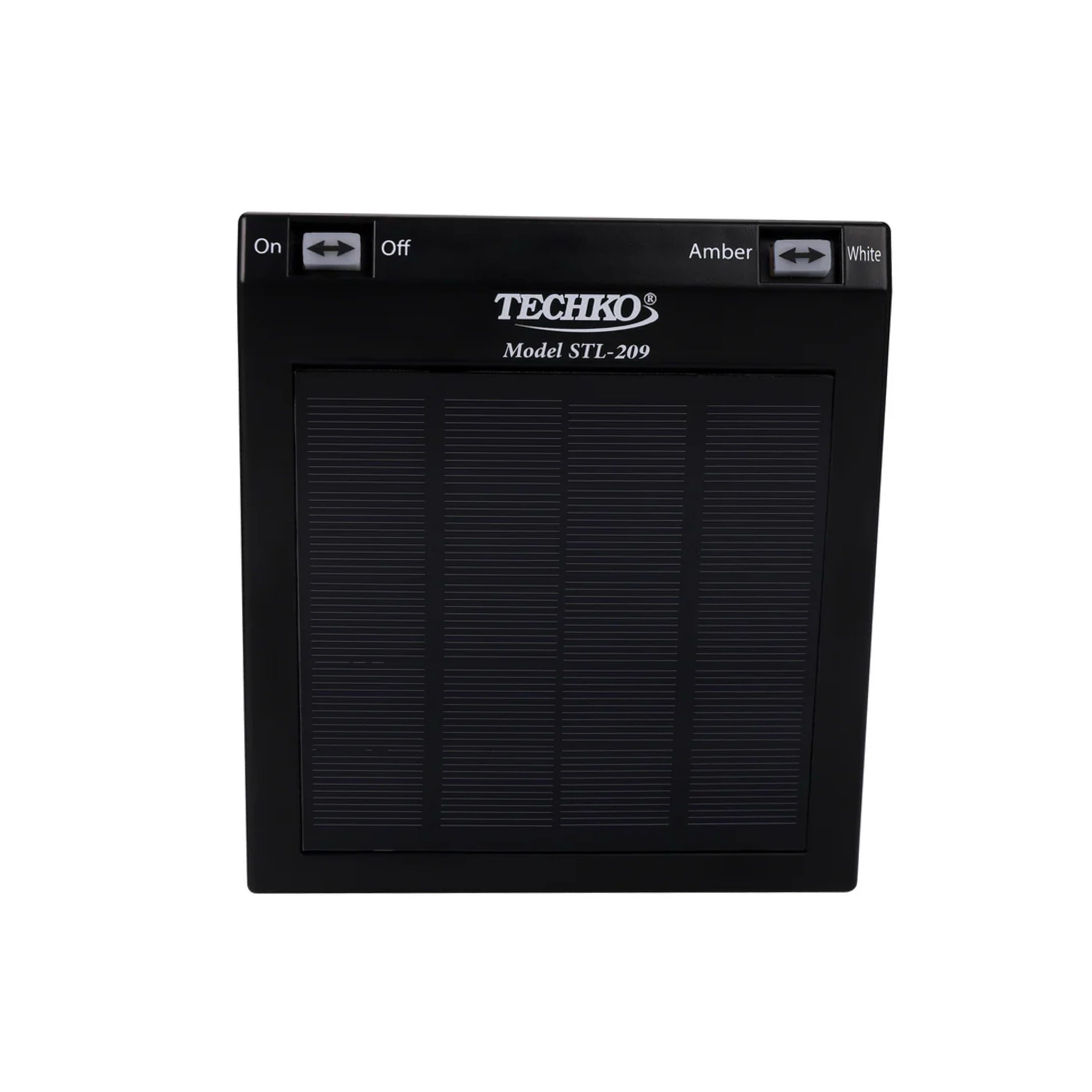 Techko Solar LED Wall Lantern - Amber or White Light