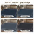 thumbnail image 7 of ODIKA 4'x6' Washable Area Rug Pet Friendly, Non-Shedding Solid Minimalist Design With Subtle Tonal Border And Modern Accents for Bedroom, Reading Nook, 7 of 7
