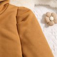 thumbnail image 5 of QUDDERR Toddler Girls Dresses with Bag Winter Hoodie Sweatshirt Princess Dresses 4-7 Years Long Sleeve Cotton Long Skirt Sweatsuit for Little Kids, 5 of 9