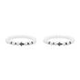 thumbnail image 3 of Pulseras de obsidiana con cuentas de piedra Natural Sonducket Tipo 4 2Conjunto, 3 of 6