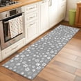 thumbnail image 2 of Runner Rug 2'x6', Dog Claws Washable Non-Slip Hallway Runner Rugs, Grey Vintage Cartoon Funny Animals Print Bedside Rugs Floor Mats Carpet Runners for Kitchen Bathroom Laundry Room, 2 of 8