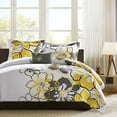 thumbnail image 2 of Mizone Allison Ensemble Housse de Couette 3 Pcs, Jaune, Lit Simple/simple Très Grand, 2 of 4