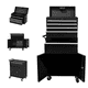 thumbnail image 1 of Yeshouse Caja de herramientas con ruedas de 5 cajones, metálica y resistente, desmontable 2 en 1 con cerradura y revestimientos, organizador móvil ideal para garaje y taller, 1 of 8