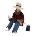 thumbnail image 4 of <p>Halloween Cowboy Skeletons, Unique Compact Halloween Cowboy Skull Statue Simulation  For Desktop</p>, 4 of 7