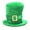 Green, variant on Odeerbi St. Patrick's Day Top Hat for Men Women New Trendy Green Irish Hat Performance Hat Unisex Party Hat