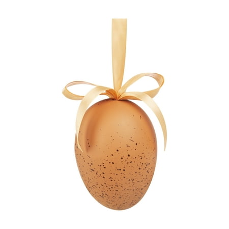 Way To Celebrate Easter Decorative Egg, Brown Speckled