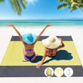 thumbnail image 1 of Diveblues S09 Sandproof Beach Blanket Water Proof Extra Large 8 Persons Family Size Comfortable Parachute Nylon Cozy&Chic Compact& Light Reinforced Windproof 4 Stakes&1 Trave Clearance, 1 of 9