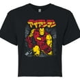 thumbnail image 3 of Marvel Iron Man - Katakana - Juniors Cropped Graphic T-Shirt, 3 of 5