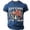 Blue, variant on Men’s 250 Years of America 1776-2026 Patriotic T-Shirt, Short Sleeve Liberty Bell Flag Graphic Classic Celebration Top Tee