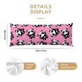 thumbnail image 3 of Fotbe Cute Panda Funda para Almohada Corporal con Diseño, Funda de Microfibra Ultrasuave de 20x54 Pulgadas, Ropa de Cama Elegante, 3 of 7
