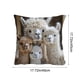 thumbnail image 3 of Juego de cojines con estampado de animales adorables para dormitorio, sala de estar o sofá (45x45 cm). Funda de almohada de tela de lino., 3 of 6