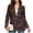 Cardinal Birds Black, variant on Psesaysky Christmas Women Blazers for Work Open Front Long Sleeve Jackets