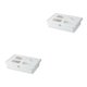 thumbnail image 2 of Moyic Cajón de almacenamiento oculto Caja organizadora duradera y elegante Amplia gama de usos Escritorio Almacenamiento oculto blanco 33 * blanco 33*23.5*8.5 cm 2Conjunto, 2 of 6