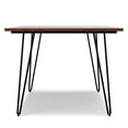 thumbnail image 3 of Simpli Home Hunter SOLID MANGO WOOD and Metal 66 inch x 40 inch Rectangle Industrial Dining Table in Umber Brown, 3 of 13