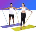 thumbnail image 5 of Huanledash Yoga Pilates Stretch Strap Belt Training Fitness Resistance Band Gym Equipment, 5 of 7