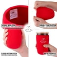 thumbnail image 4 of Zulay Kitchen Medium Reusable Iced Coffee Sleeve - Red, 4 of 7