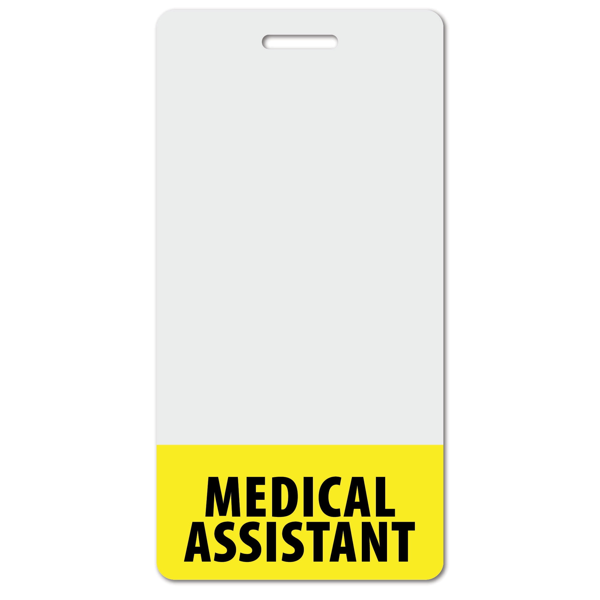 MEDICAL ASSISTANT Heavy Duty Vertical Yellow (100 pack) Spill & Tear