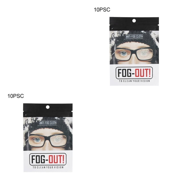 facefd 1/2/3/5 Chiffon pour Lunettes Réutilisable Anti-Buée Portable pour Nettoyage de Verre D 10 Pcs 2 Pcs