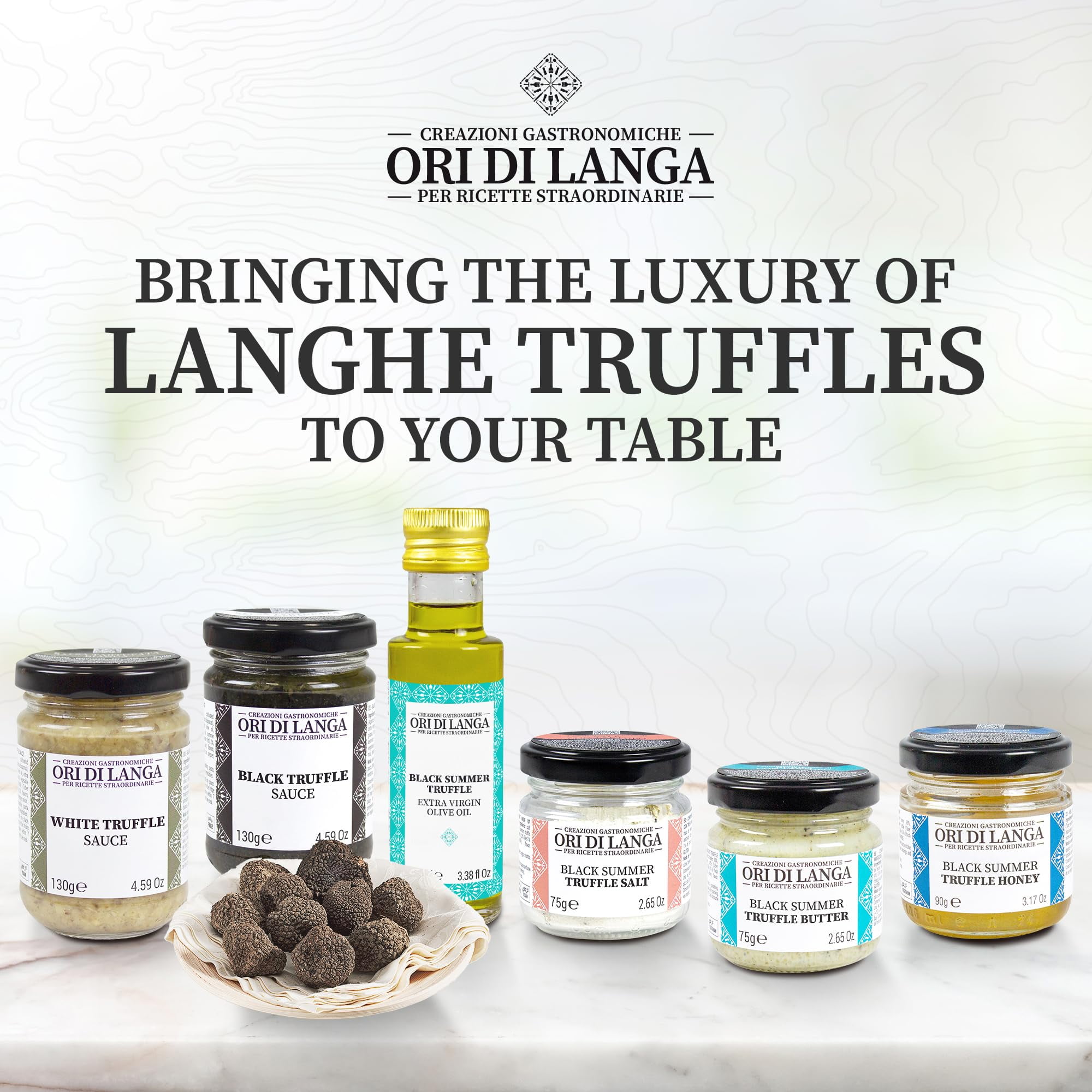 Ori di Langa Black Truffle Butter - Gourmet Flavored Butter Spread Infused with Black Summer Truffles Foraged in Italy, Luxurious All Natural Spreadable Butter for Foodies, Non-GMO - 2.65 oz