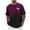Purple T-Shirt, variant on Dagegui Summer T Shirt for Men Gradient Short Sleeve Hawaiian Beach Vacation Tees Casual Crewneck T-Shirt Palm Tree Graphic Tops Gray M