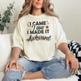 thumbnail image 2 of Humorous Saying About Awkward Moments, Ivory Comfort Colors T-Shirt, XL, 2 of 3