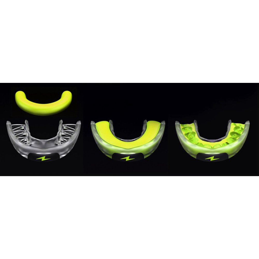 Zone Athletic Mouthguard Kit Adult Size Electric Yellow