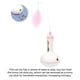 thumbnail image 3 of Tumbler Leaks Cat'S Daily Necesities Funny Self-Hi Bell Feather Cat Toy Cat Feather Toys Con Agujero De Fuga Para Cat Home Indoor Vogacara PT001722-01, 3 of 7