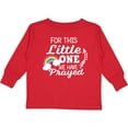 thumbnail image 3 of Inktastic For This Little One We Have Prayed Boys or Girls Long Sleeve Toddler T-Shirt, 3 of 5