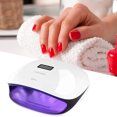 thumbnail image 4 of UV Nail Dryer Digital Display Timing Function Smart Sensing Detachable Base Cure Nail Gel 48W UV LED Nail Lamp Gel Polish Dryer Machine Manicure Tools, 4 of 8