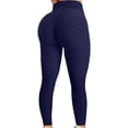 thumbnail image 1 of Leggings, Mujer Levantamiento de glúteos Pantalones de yoga Cintura alta Control de barriga Burbuja Levantamiento de cadera Entrenamiento Mallas para correr Ofspeizc, 1 of 4
