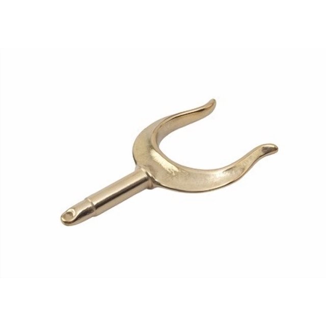 Sea Dog Oarlock 580570-1 2 Inch Ribbed Style; Sand Cast Brass; Set Of 2