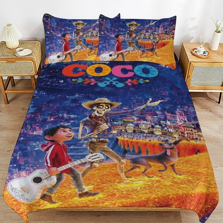 Feelyou Kids Cola Comforter Cover Set - Vintage Drink Pattern Toddler Bedding 42x58 Inch