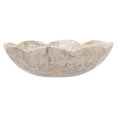 thumbnail image 3 of Home Decor Accessories D10x3" Cream Marble Bowl with Scalloped Design and Subtle Gold Detailing,Household Decor Items, 3 of 8