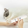 thumbnail image 6 of Pet Cat Dog Grooming Kits 3 in 1 Rechargeable Professional Low Noise Cordless Cat Dog Hair Trimmer Paw Trimmer for Other Pets White, 6 of 8