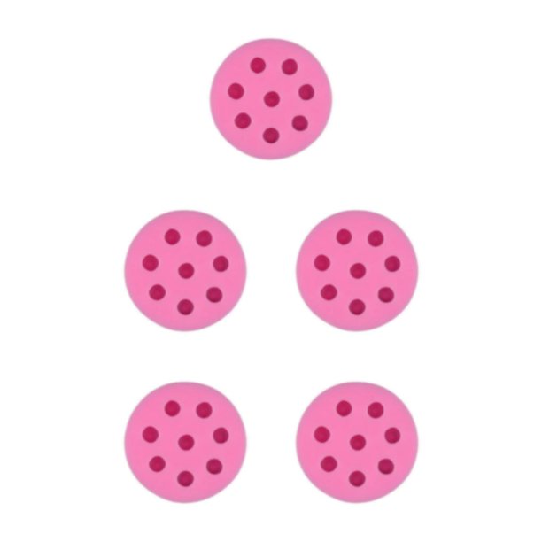 Advancent silicona fondant molde frambuesa fresa pastel para hornear galletas de chocolate molde utensilios de cocina decoración rosa / tipo Type2 NO2