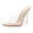 Beige, variant on Clear Heels for Women Square Open Toe One Band Slip on Heeled Sandals Transparent Stiletto Mules Dress Shoes Orange Size 7