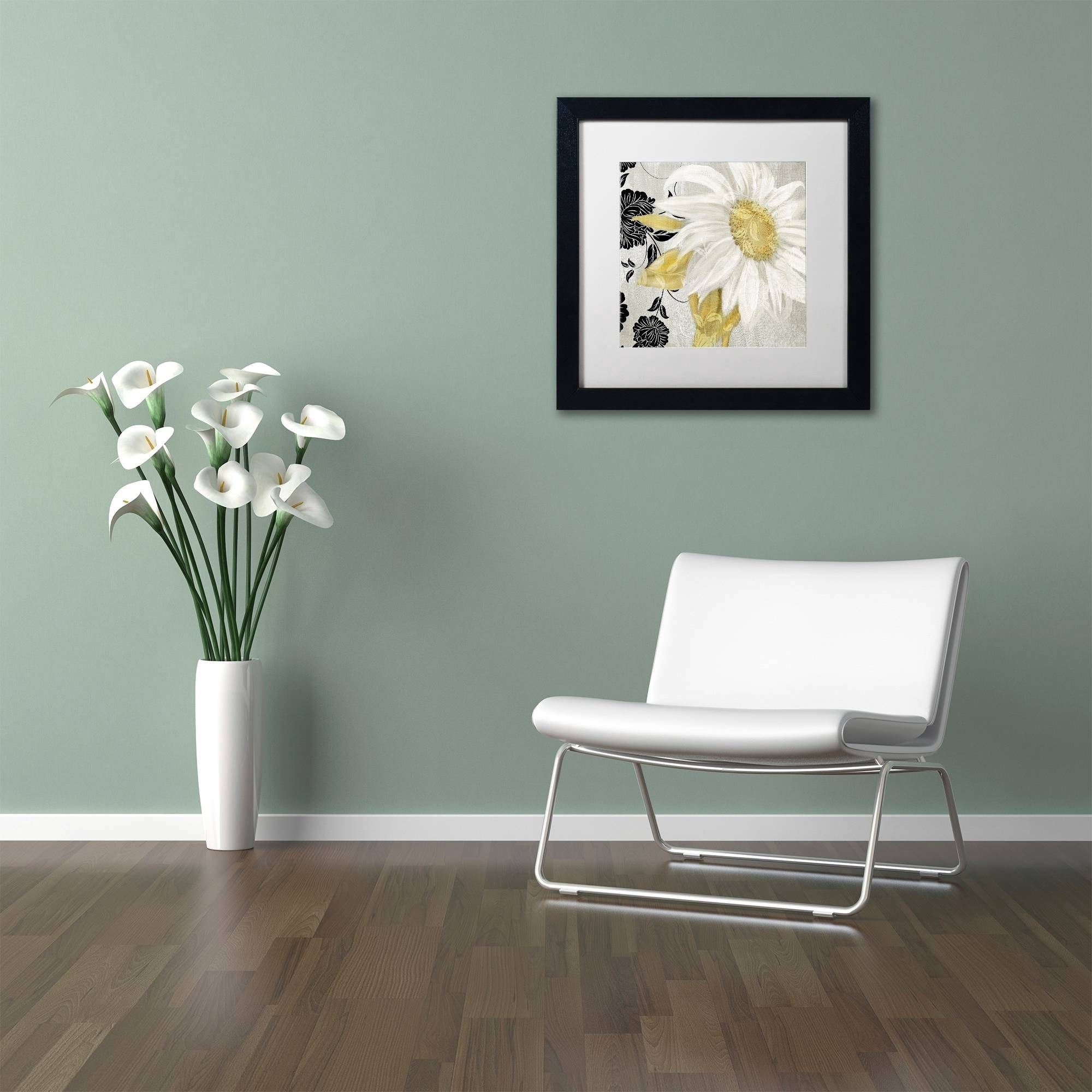 Trademark Fine Art "Sunroom II" Canvas Art by Color Bakery White Matte, Black Frame