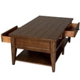 thumbnail image 3 of Lake House Dark Brown 3 Piece Set (1-Cocktail 2-End Tables), 3 of 9