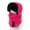 Hot Pink, variant on Nrmvnmi Trooper Trapper Hat,Winter Ski Hat Warm Winter Hats With Removable Face Mask Earflaps Faux Fur Hunting Outdoor Hat For Men Women For Cold Weather