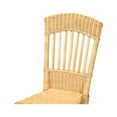 thumbnail image 6 of Baxton Studio Barito Modern Bohemian Natural Brown Rattan Dining Chair, 6 of 7