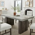 thumbnail image 6 of Roundhill Furniture Sorlen Modern 72" Dining Table with 3D Faux Concrete Top, 6 of 8