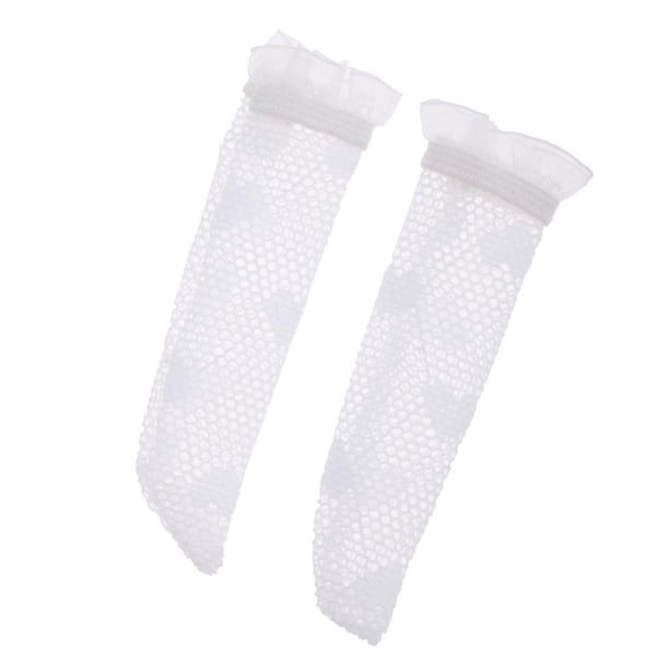 Par de Calcetines Casuales de Encaje Zulema para Ropa de Muñecas Blythe 12 Pulgadas Blanco Calcetines de muñeca