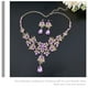thumbnail image 4 of WORGEOUS 1 conjunto Joya nupcial Corona nupcial y joyería Joyería de boda Juego de joyas de nupcias Collar de aretes de tiara, 4 of 7