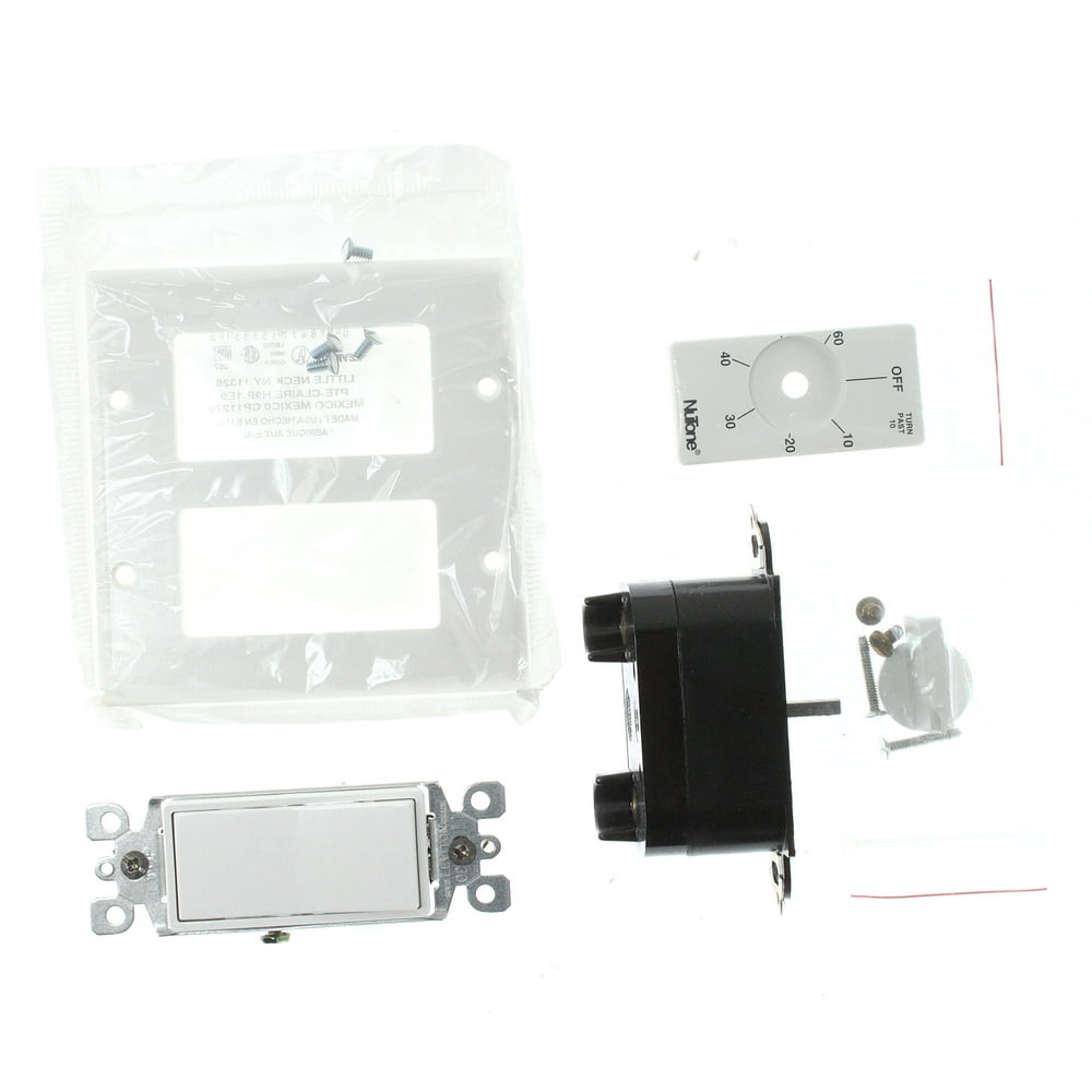 Nutone Vs66Wh 60 Min Timer/1 On/Off Switch (White) Bath Fan Control