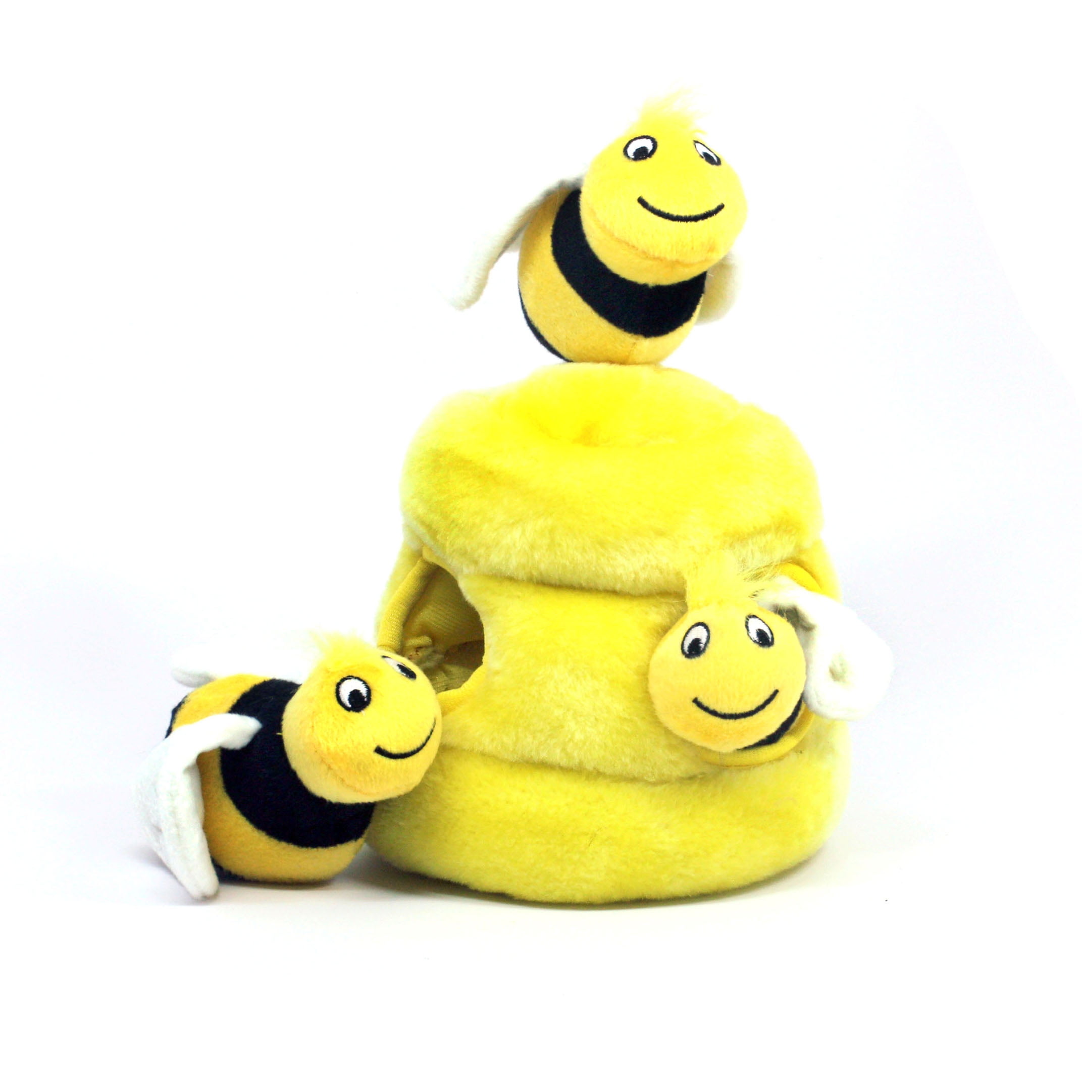 Hide a Bee Fun Hide and Seek Interactive Puzzle Plush Dog Toy by