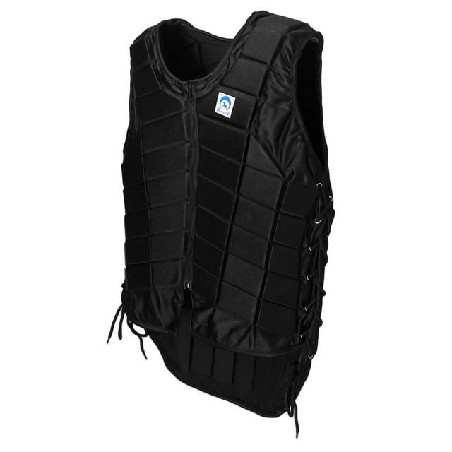 Chaleco de equitación Cola Protector de seguridad Eventer Negro Hombres L