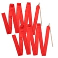 thumbnail image 4 of FONDOTIN 2Pcs Dance Ribbon Party Favors Red Satin Gymnastics Performance Prop for Dance Props, 4 of 6