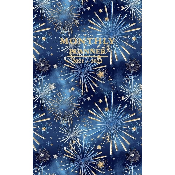 Monthly Planner 2021-2022 5x8: Original Watercolor Artwork - 2 Year Monthly (Undated) Planner Calendar Schedule Organizer - Monthly Schedule, Monthly To Do and Monthly Goals (Paperback)