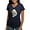 Navy, variant on CafePress - Sunny Manatee T Shirt - Women's V-Neck Dark T-Shirt